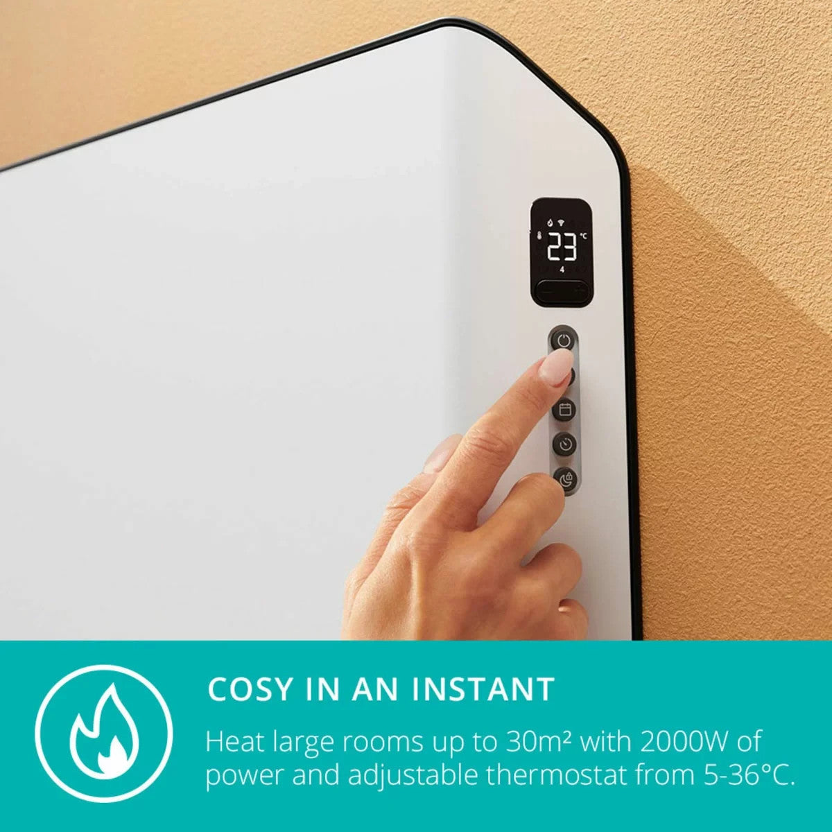 Duux Edge Smart Convector Heater Gen 2 2000W, DXCH25UK * Box open