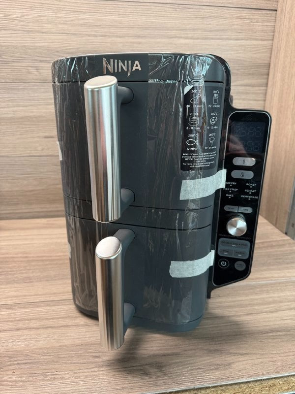 Ninja Double Stack XL  SL400UK  Air Fryer - Dual Zone, 9.5L - New Box open