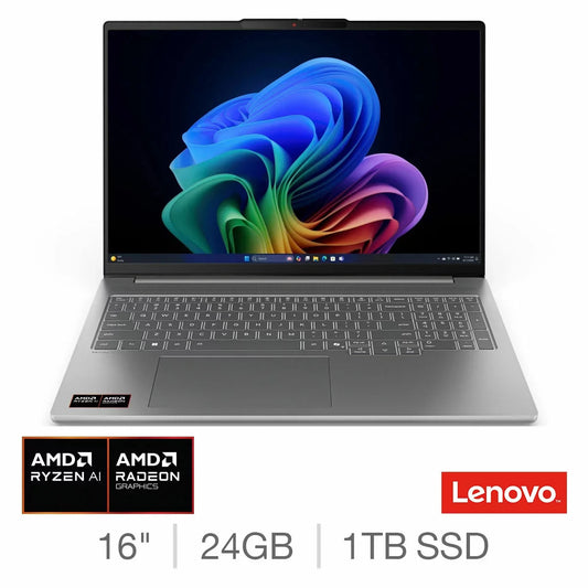 Lenovo IdeaPad Pro 5, Copilot+ PC  AMD AI 5, 24GB RAM 1TB SSD 16 Inch 83JN0023UK