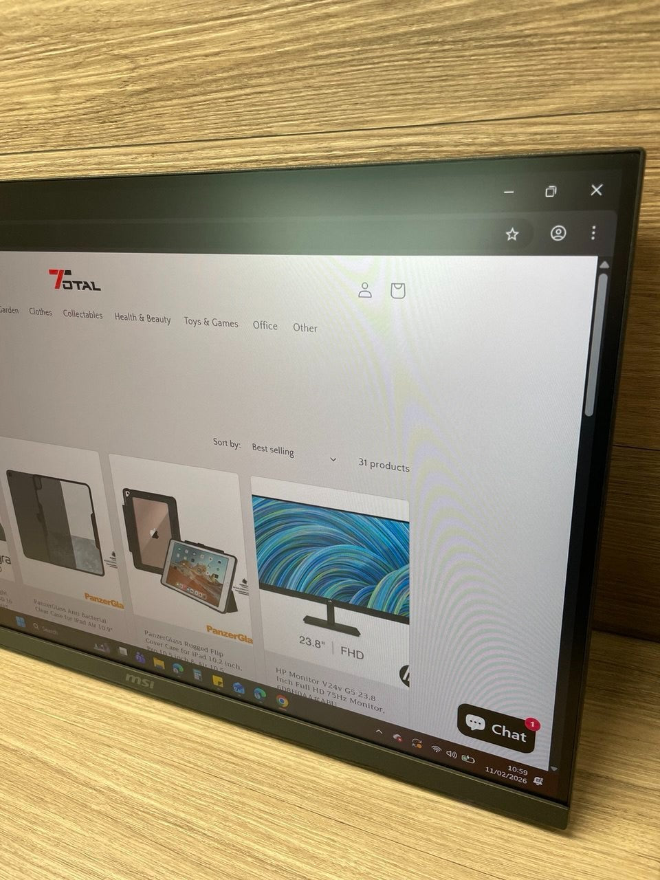 MSI MAG 274QF 27 Inch 180Hz WQHD Gaming Monitor, 9S6-3CE41H-011