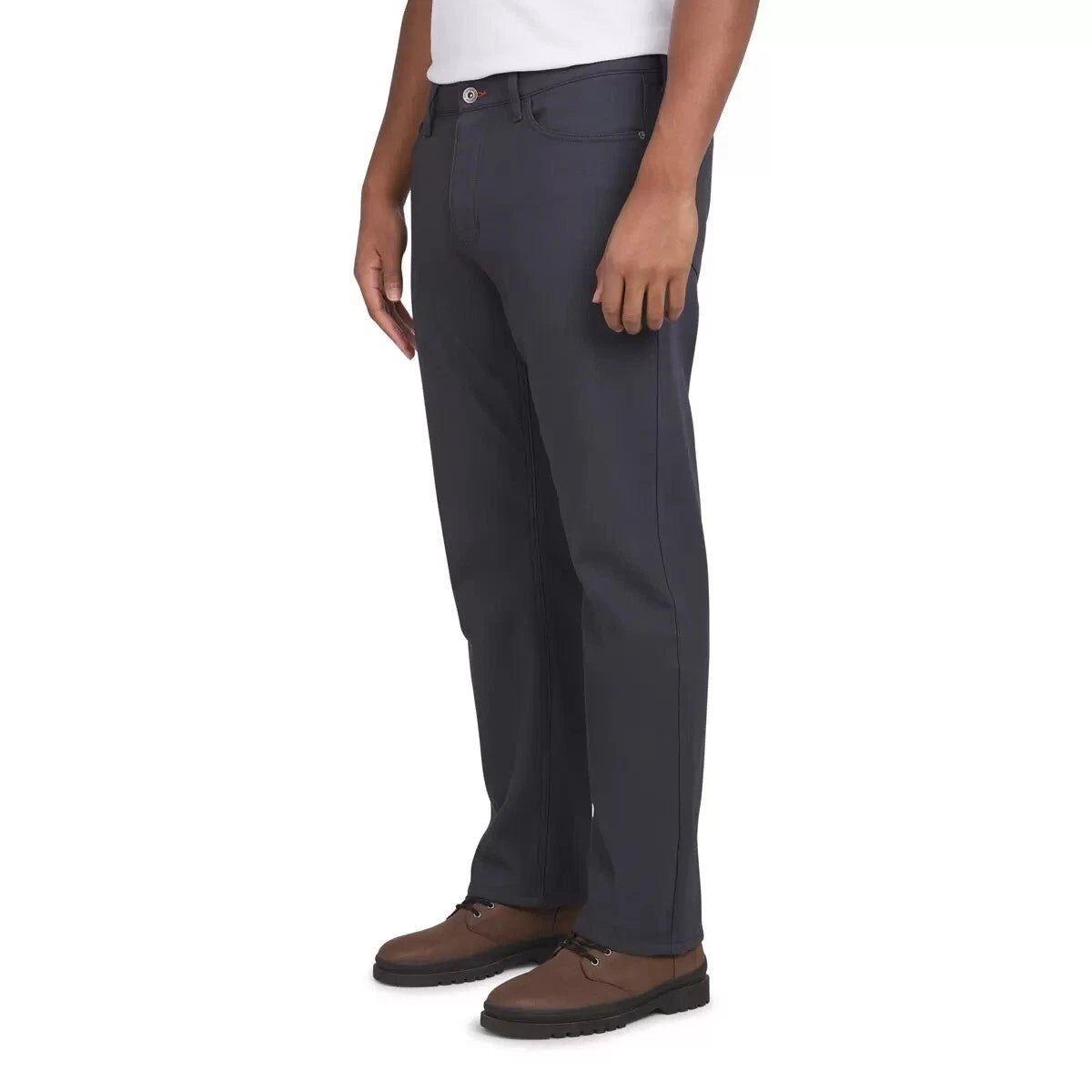 Weatherproof Vintage Men's Fleece Lined Trousers Cotton 34 x 30 Navy blue