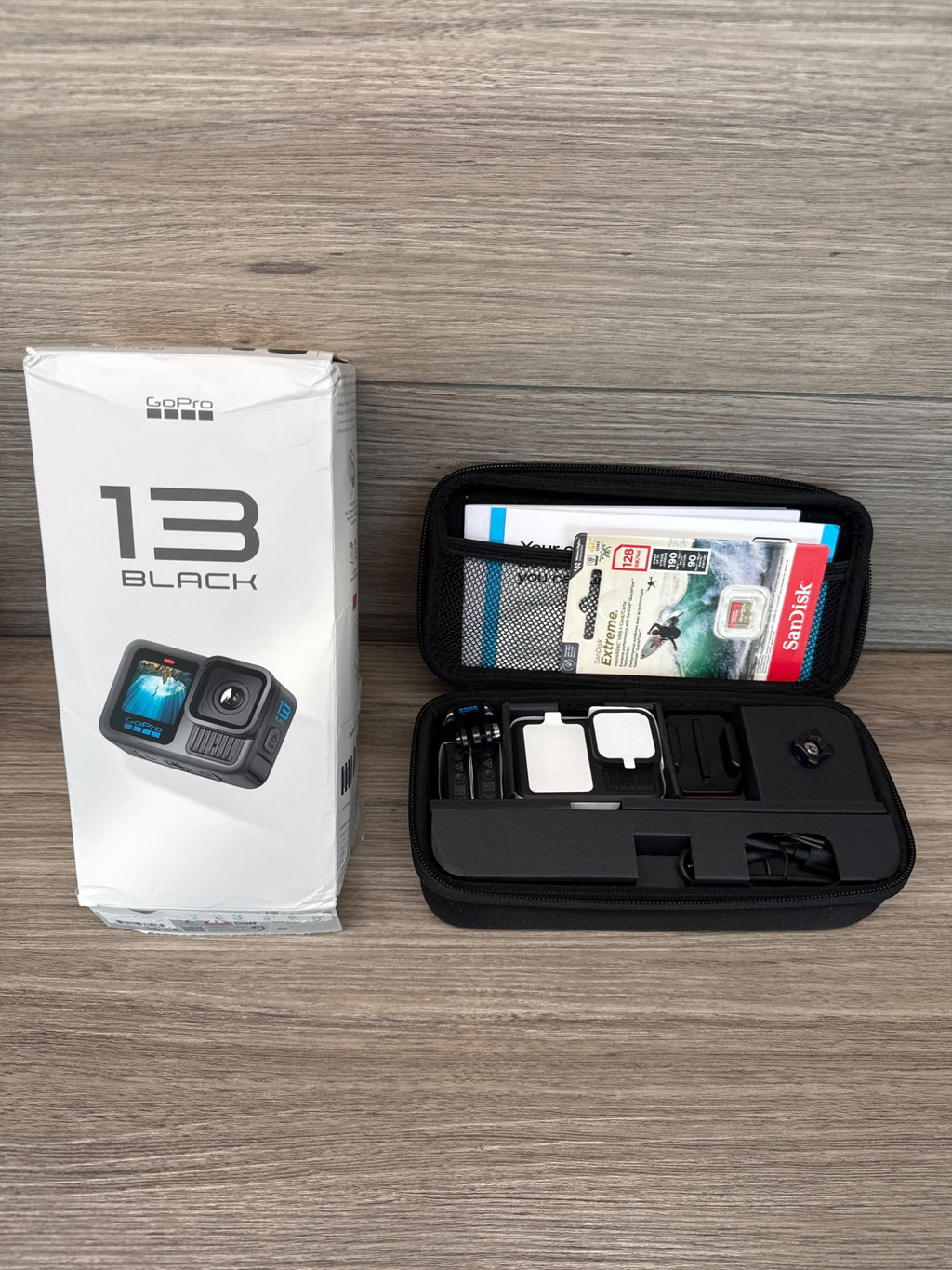 GoPro HERO13 Black Action Camera Bundle 5.3K Video 27MP Waterproof WiFi Sports