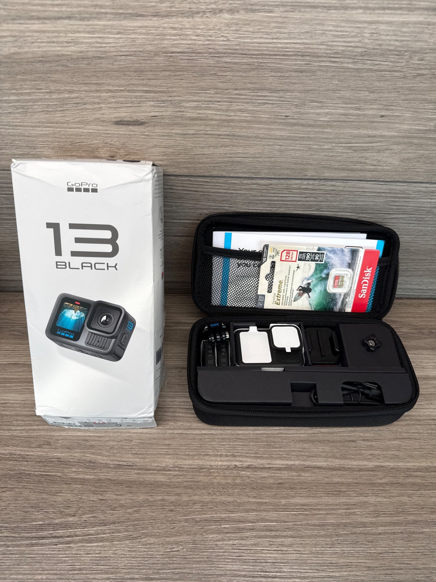 GoPro HERO13 Black Action Camera Bundle 5.3K Video 27MP Waterproof WiFi Sports
