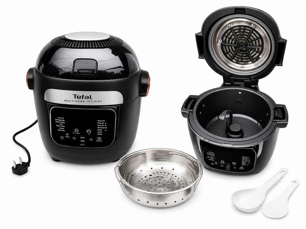 Tefal MY7418G1 Multicook Actifry Air Fryer 6L Black Multi Cooker, used