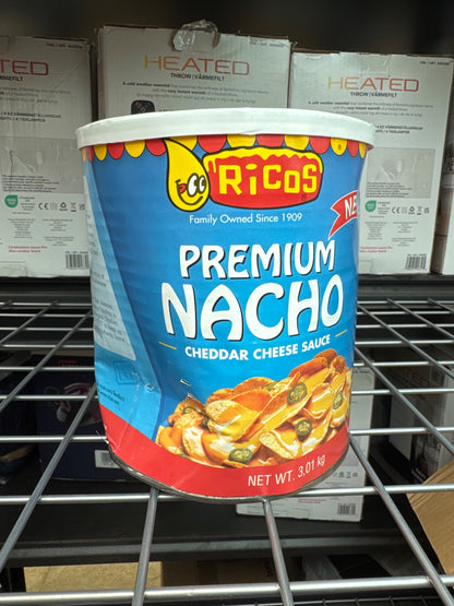 Rico's Gourmet Nacho Cheese Sauce 3kg Party Catering Restaurant Dip Bulk