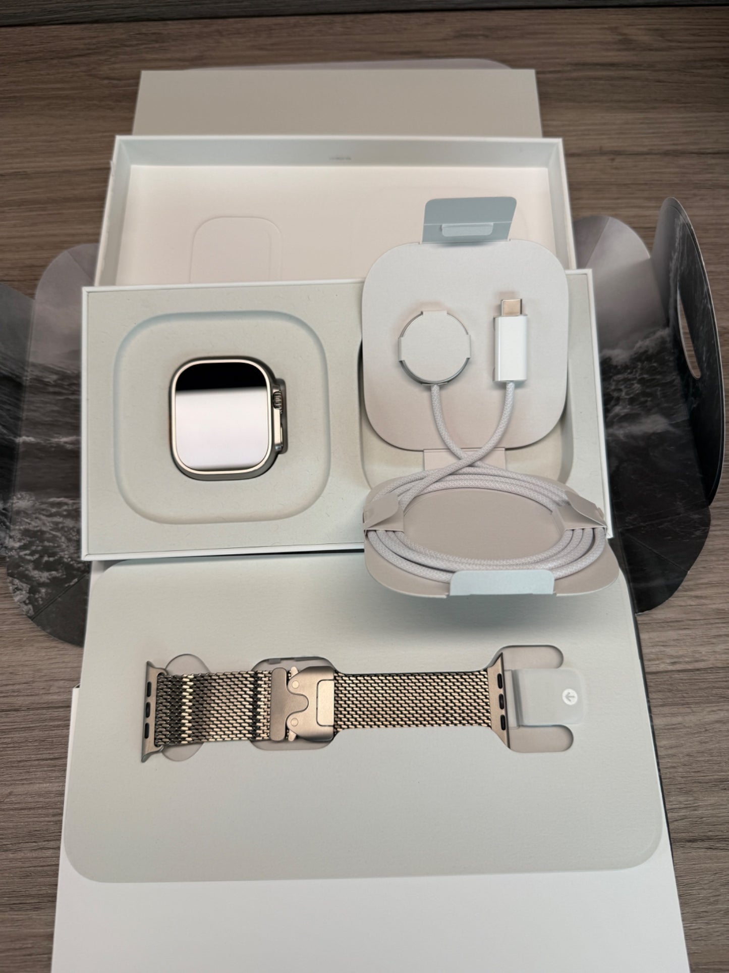 Apple Watch Ultra 2 GPS Cellular 49mm Titanium Milanese Loop Band Smartwatch