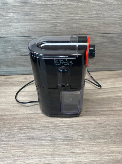 Melitta Molino Electric Burr Coffee Bean Grinder Black 17 Grind Settings 200g