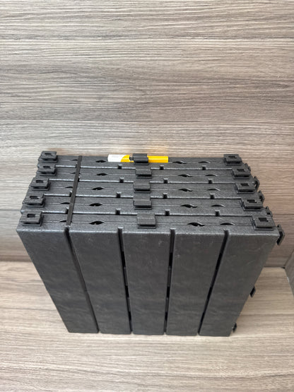 Easy Deck Tiles Graphite Interlocking Patio Floor Tiles Garden Decking Set
