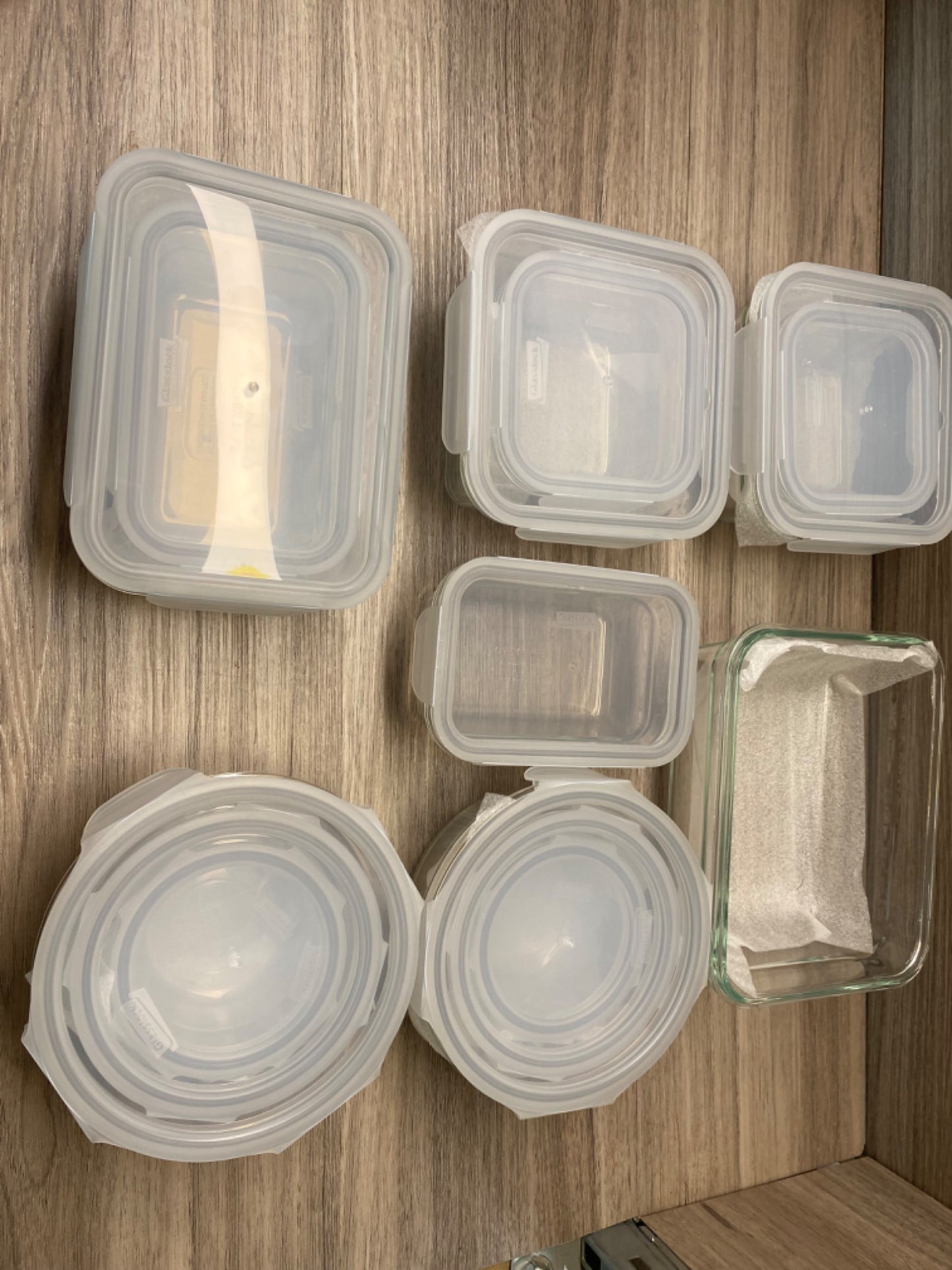 Glasslock 28 Piece Glass Food Storage Container Set Airtight Lids Microwave Safe