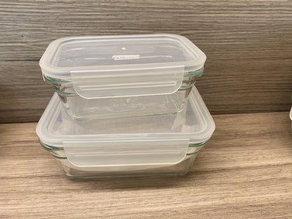 Glasslock 28 Piece Glass Food Storage Container Set Airtight Lids Microwave Safe