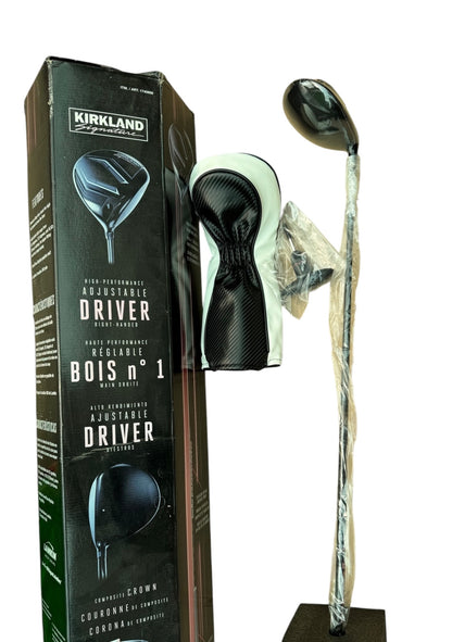 Kirkland Signature Golf Driver 10.5° Right Handed Adjustable Stiff Flex Black