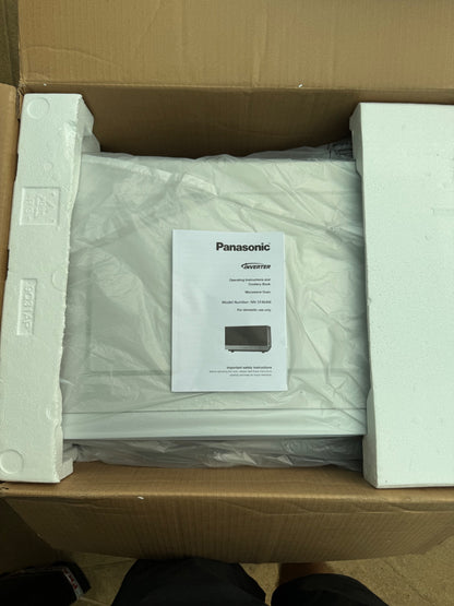 Panasonic NN-SF464M 27L 1000W Flatbed Solo Microwave Oven Silver 6 Power