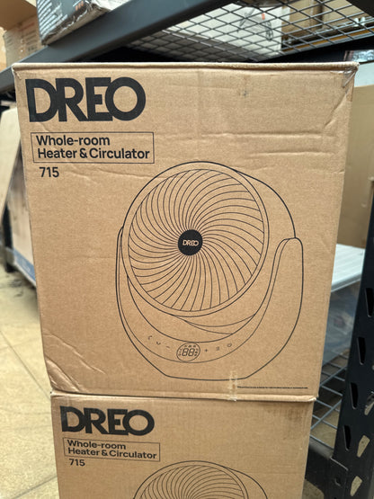 Dreo Ceramic Whole Room Heater Circulator 2000W DR-HSH015 Black 3D Oscillation