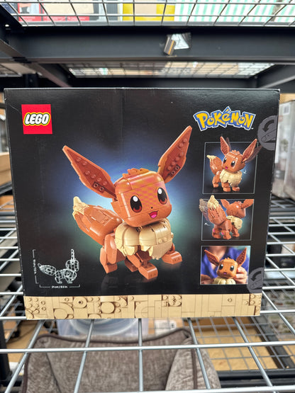 LEGO Pokémon Eevee Brick Figure Building Set 72151 587 Pieces Desk Decor 18+