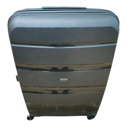 American Tourister Jet Driver 75cm Large Hardside Spinner Suitcase Luggage Black