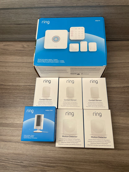 Ring Alarm 2.0 11 Piece Kit Indoor Camera WiFi 1080p Smart Home Security System