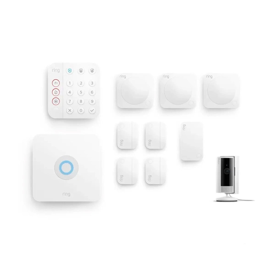 Ring Alarm 2.0 11 Piece Kit Indoor Camera WiFi 1080p Smart Home Security System