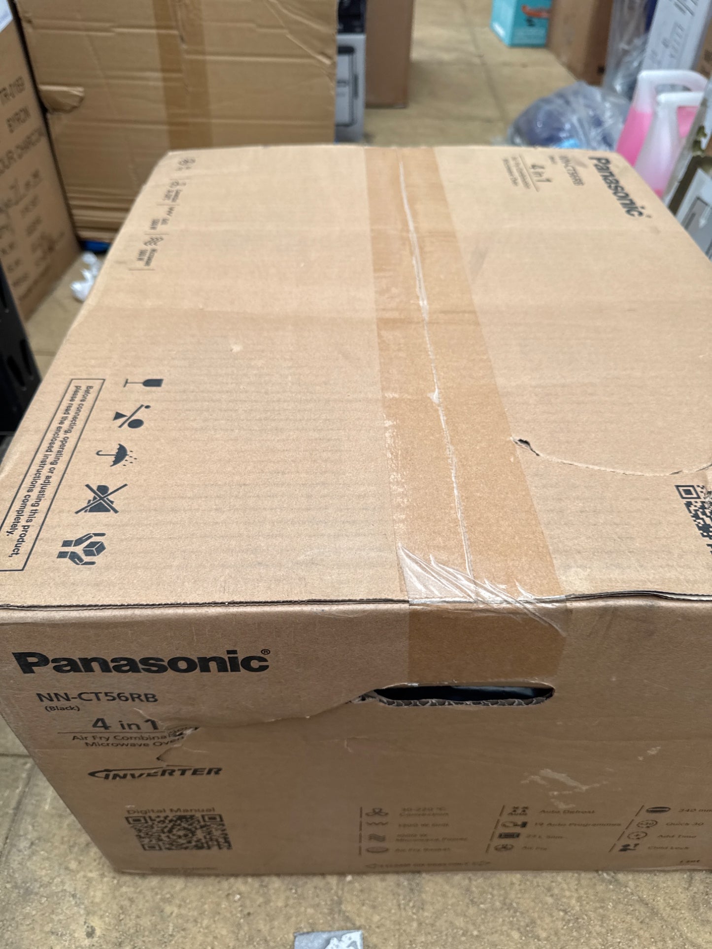 Panasonic NN-CT56RBBPQ 27L 4-in-1 Combination Microwave Oven Black Touch