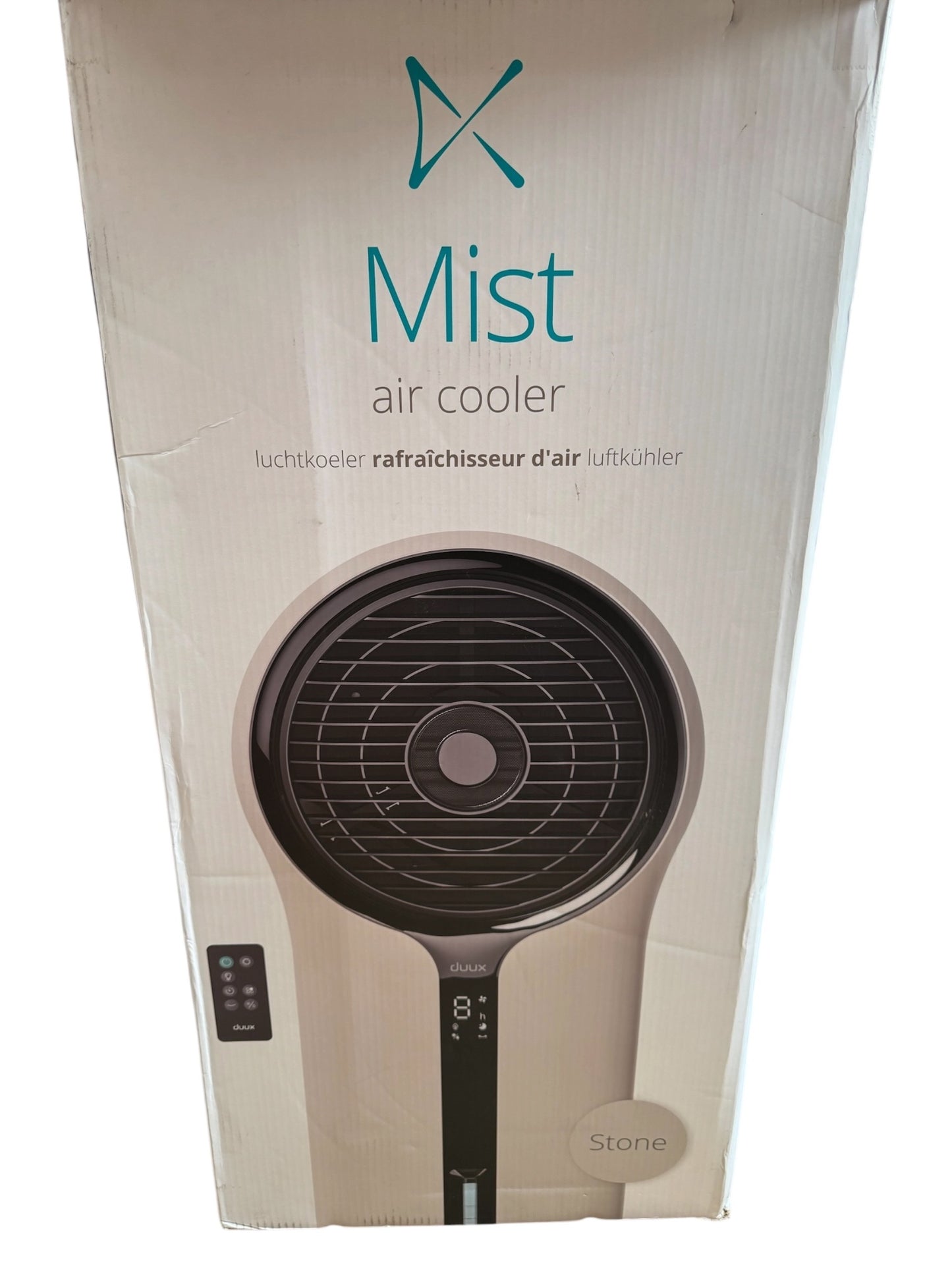 Duux Mist Air Cooler DXAC900UK Stone 110W 5.5L Remote Control 50m² Room Fan