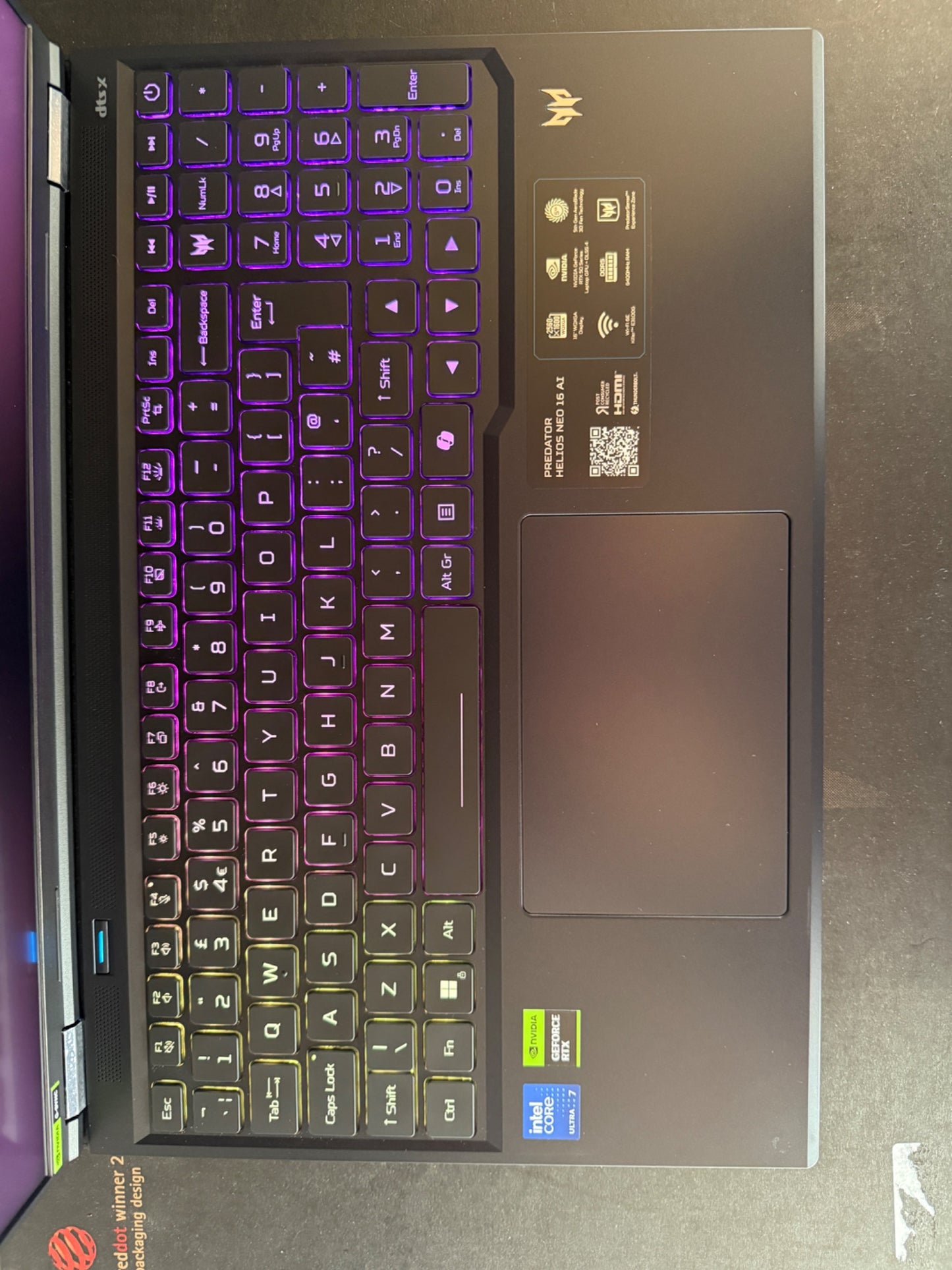 Acer Predator Helios NEO 16 Gaming Laptop RTX 5070 Core Ultra 7 1TB 16GB RAM