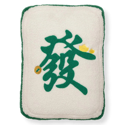 Lunar New Year 2026 cushion Mahjong Lucky Lion Medallion Good Fortune Prosperity