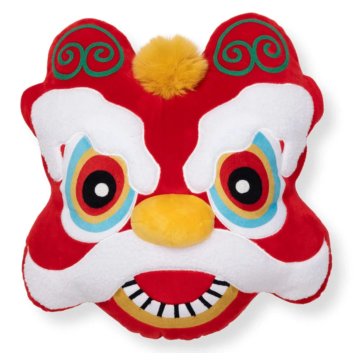 Lunar New Year 2026 cushion Mahjong Lucky Lion Medallion Good Fortune Prosperity