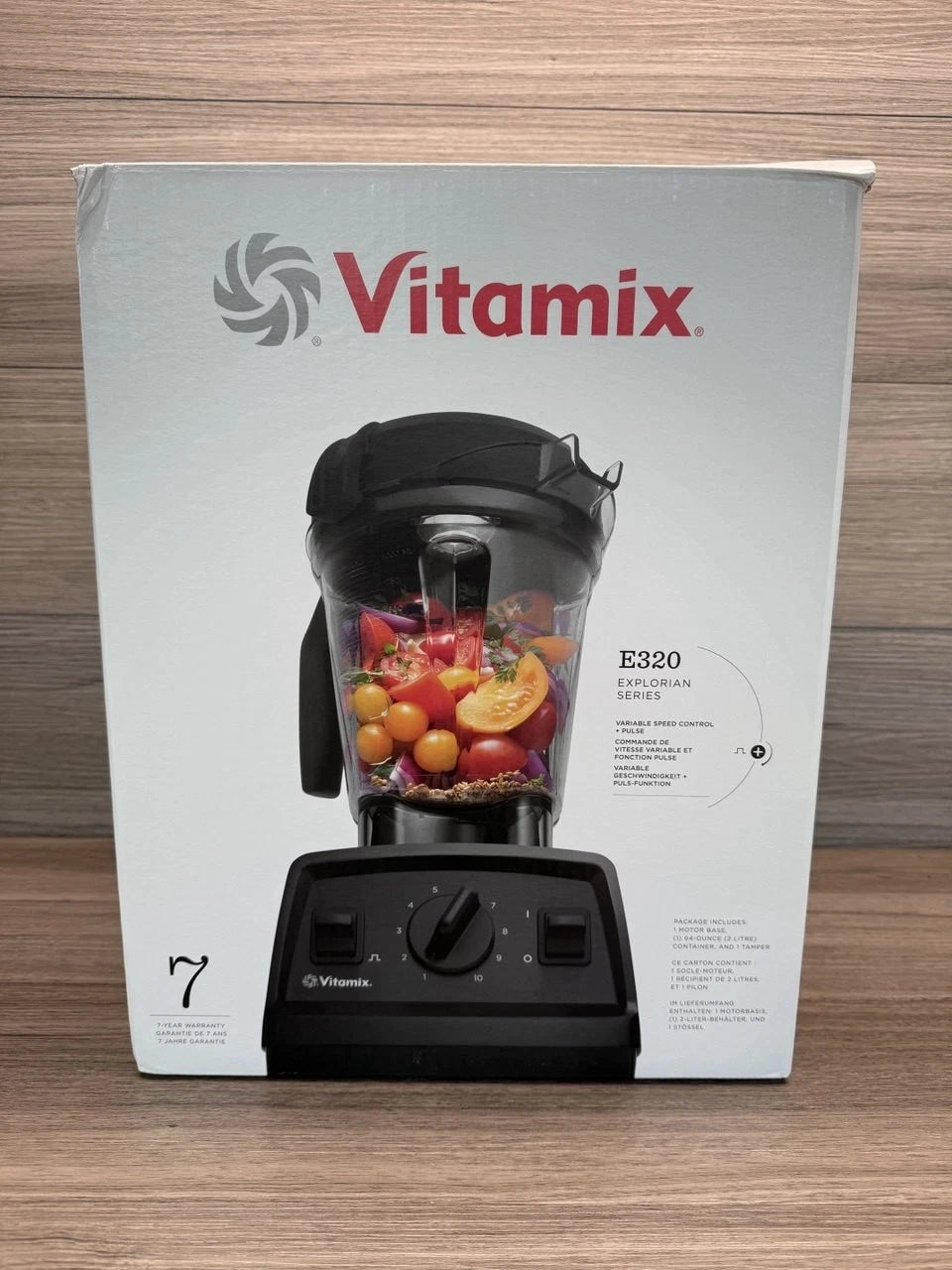 Vitamix Explorian E320 Blender 2L Black Variable Speed Pulse 220V Kitchen