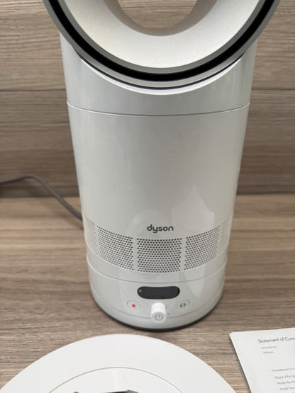 Dyson AM15 HF1 Hot Cool Bladeless Fan Heater WiFi Remote White 2250W