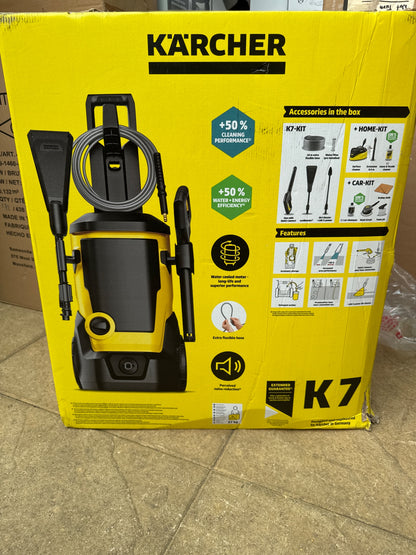 Karcher K7 WCM Car Home Pressure Washer 2800W 180 Bar Yellow Black Bundle