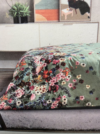 Ted Baker King Size Duvet Cover Set 200 thread Cotton 2 Pillowcases Bedding