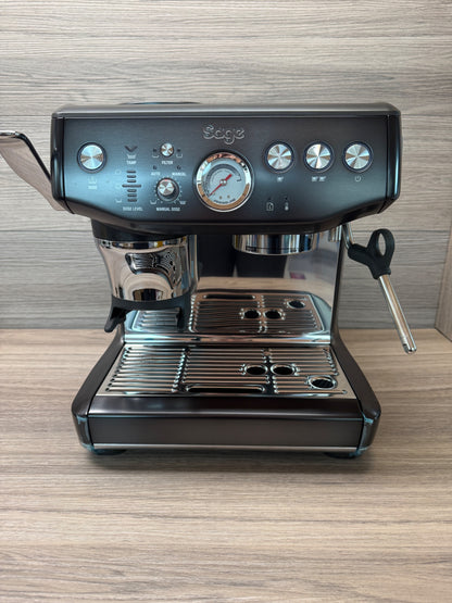 Sage Barista Express Impress Bean to Cup Coffee Machine Black Stainless Steel 8