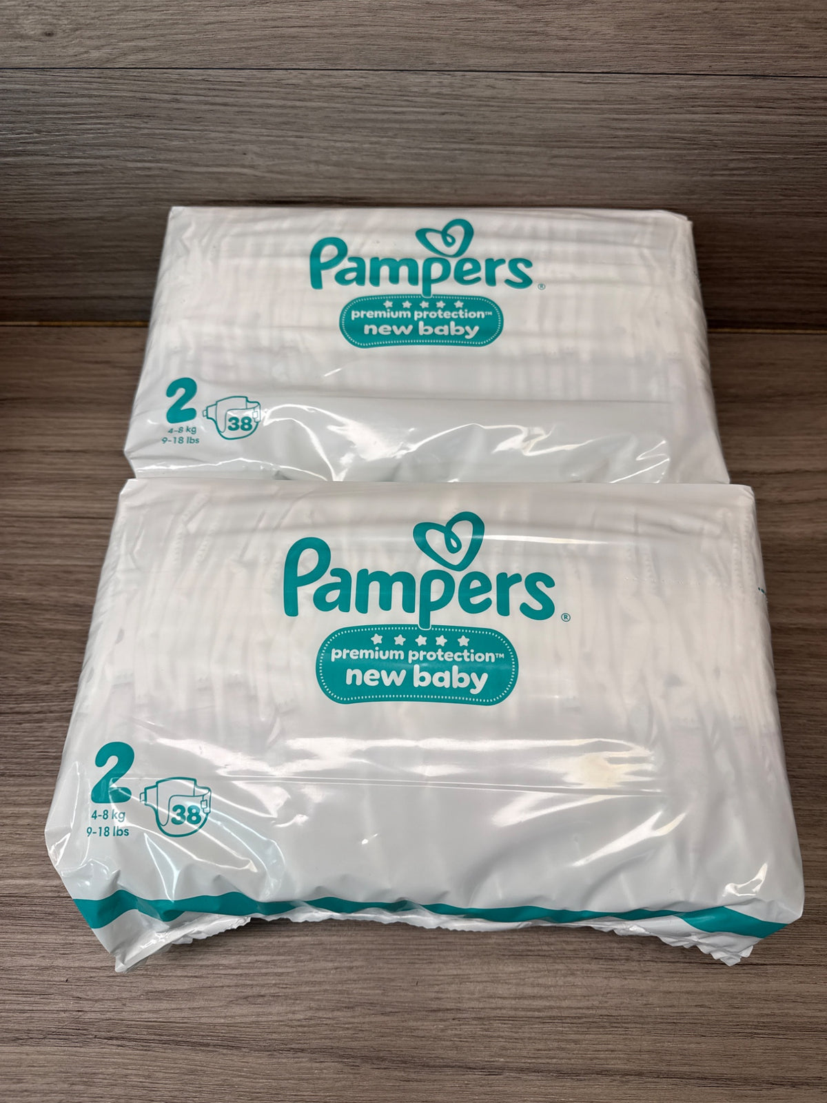 Pampers New Baby Nappies Size 2 Jumbo+ 76 Pack Soft Stretchy Wings Newborn
