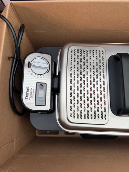 Tefal Oleoclean Pro Deep Fryer FR8058 3.5L Auto Oil Filtration Silver 1200W