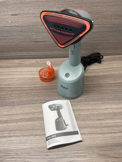 Tefal AeroSteam Garment Steamer DT9814G0 Heated Soleplate Blue Sage Green
