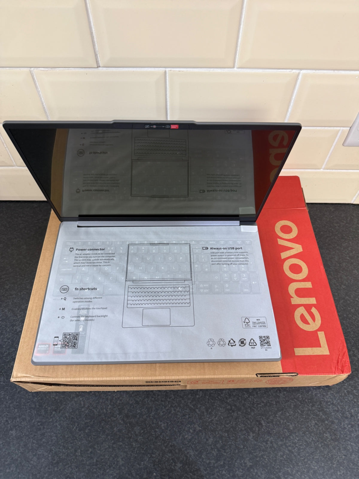 Lenovo IdeaPad Slim 5 16" OLED Laptop AMD Ryzen AI 7 16GB 512GB SSD Grey WiFi 7