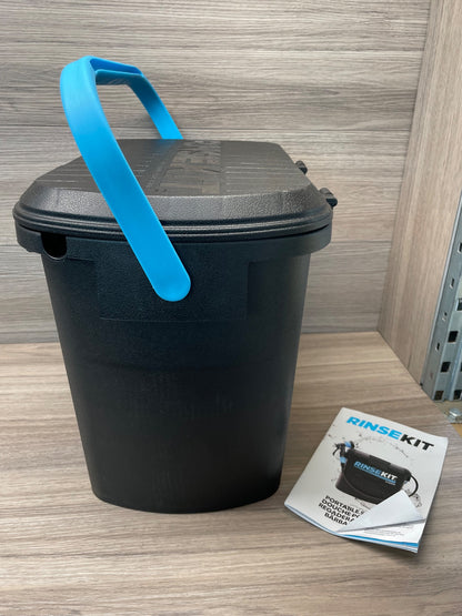 RinseKit Pro Portable Shower 13.2L Battery Powered 50 PSI 5 Spray Settings