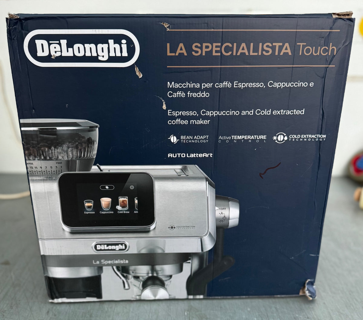 De'Longhi La Specialista Touch Bean to Cup Coffee Machine EC9455.M Silver