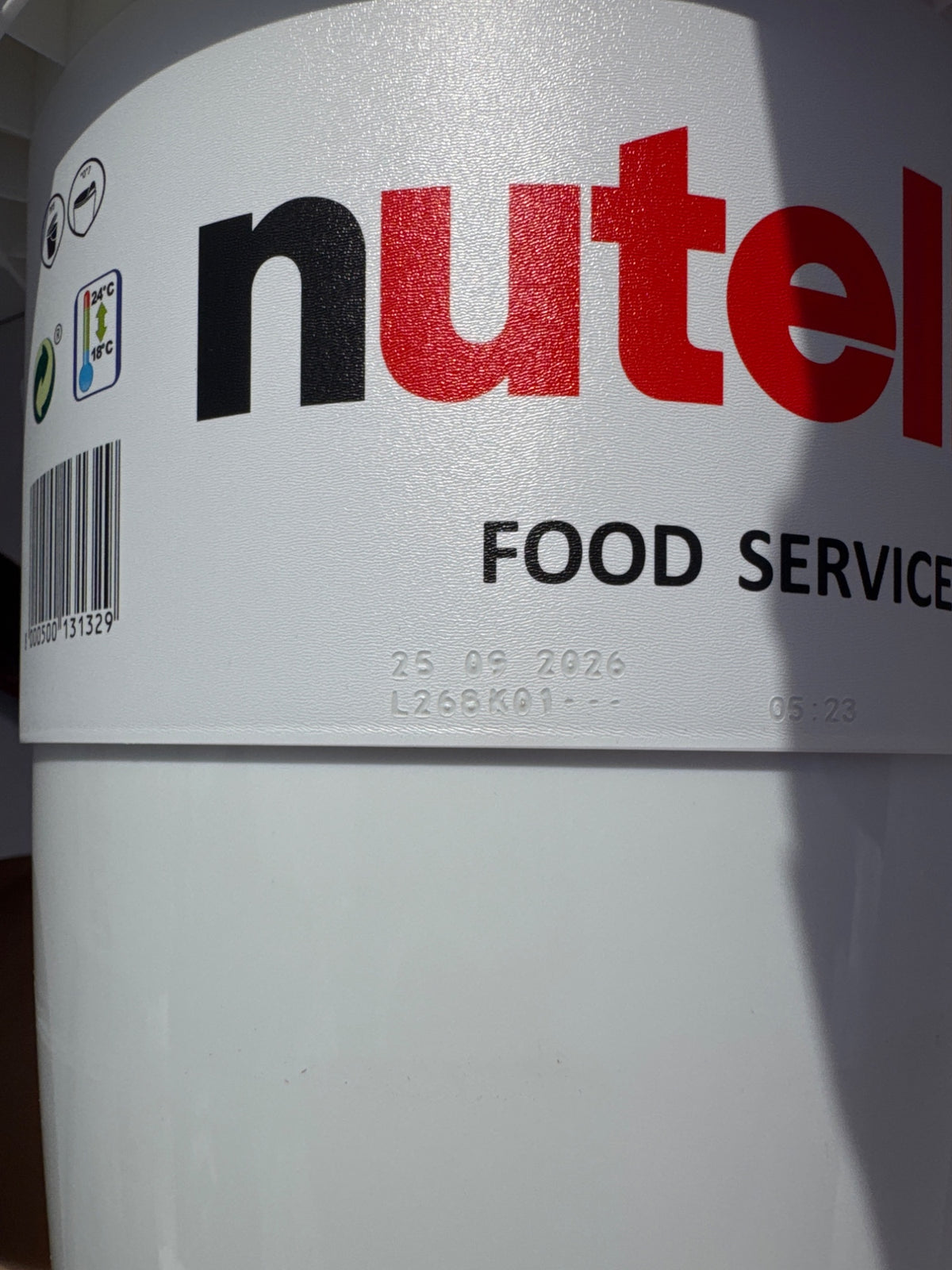 Nutella Hazelnut Spread With Cocoa 3kg Large Bulk Jar Chocolate Breakfast Dip