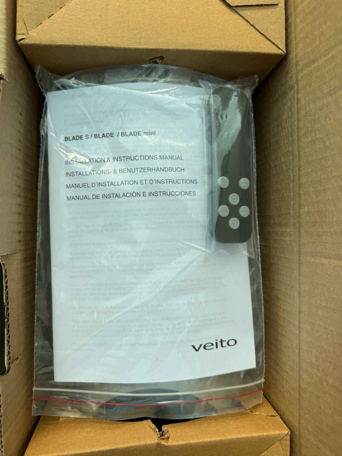 Veito Blade S2500 Carbon Infrared Patio Heater Silver Aluminium Outdoor 30m²