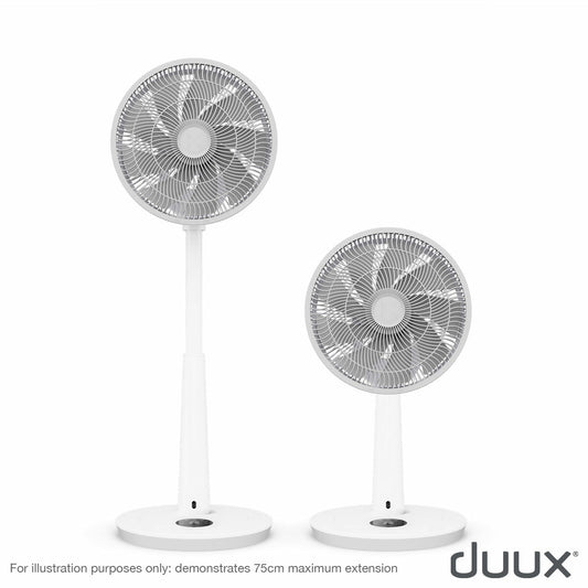Duux Whisper Fan 3 DXCF221UK 26 Speed Tower Fan Remote Control White 95cm