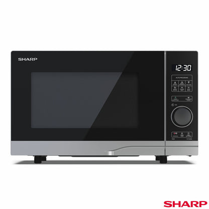 Sharp YC-PS204AU Solo Microwave Oven 700W 20 Litre Digital Silver 10 Power