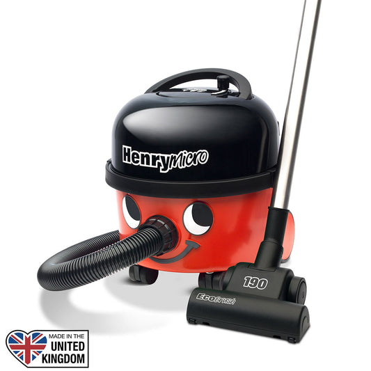 Henry Micro HVR200M Cylinder Vacuum Cleaner 620W 9L HepaFlo Bagged Hoover Red
