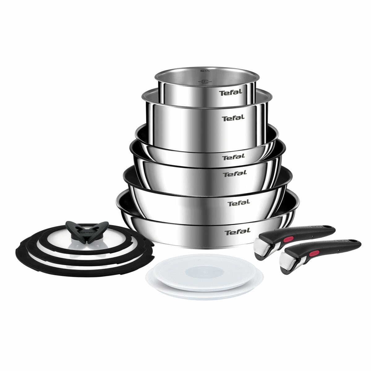 Tefal Ingenio Emotion 13 Piece Cookware Pan Set Induction Dishwasher Safe