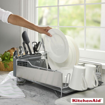 KitchenAid Dish Rack L10 P30 Spacious Self Draining Nonslip Kitchen Drainer
