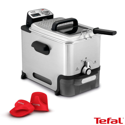 Tefal Oleoclean Pro Deep Fryer FR8058G0 3.5L Auto Oil Filtration Silver 1.2kg