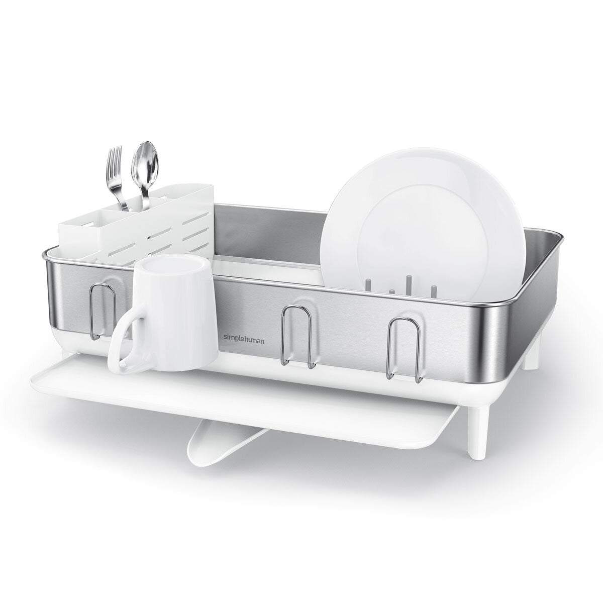Simplehuman Stainless Steel Dish Rack Rust Proof Fingerprint Proof L10 P30