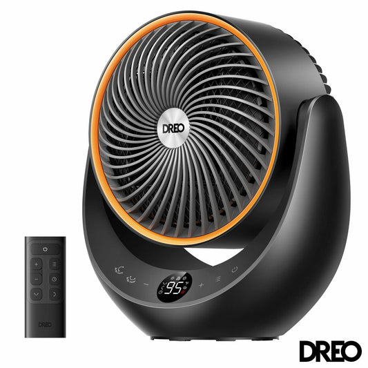 Dreo Ceramic Whole Room Heater Circulator 2000W DR-HSH015 Black 3D Oscillation