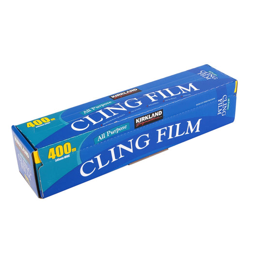 Kirkland Signature Cling Film 400m x 345mm Wide Professional Grade Food Wrap