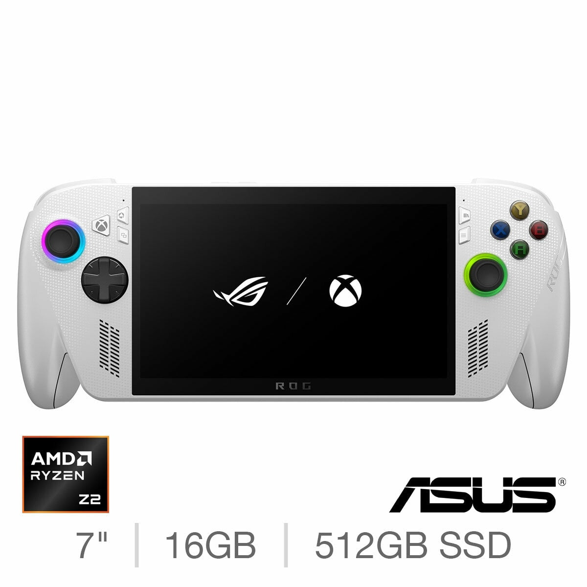 ASUS ROG Ally Z2 Handheld Gaming PC Console 16GB 512GB SSD 7" 120Hz White