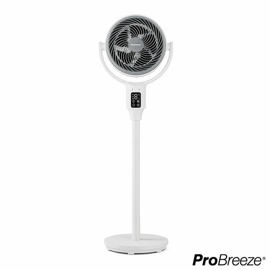 Pro Breeze AirFlo 43" Pedestal Fan PB-F-26WG 9 Speed 4 Mode Remote Control